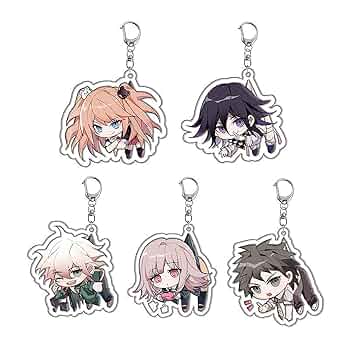 Amazon.co.jp: ダンガンロンパ キーホルダー 5個セット アクリル